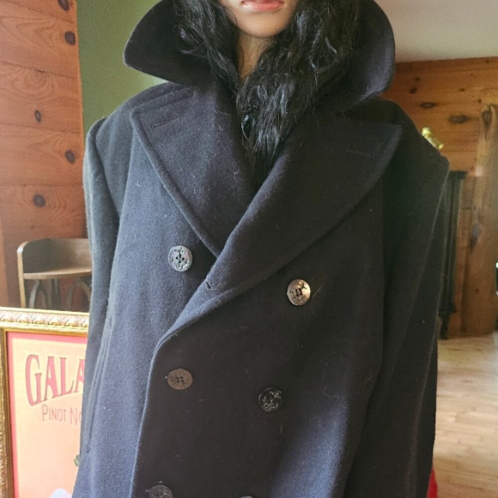 Sterlingwear of Boston US Navy Peacoat | Size 48R | Made in USA